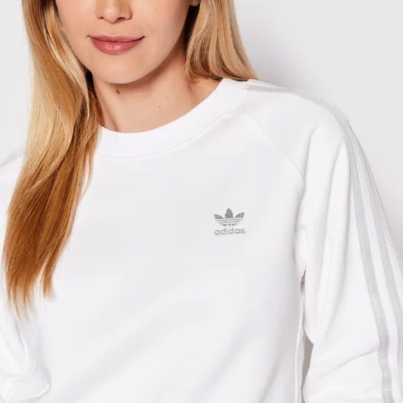 adidas Originals ADICOLOR CLASSICS HIGH SHINE CREW SWEATSHIRT - Picture 4 of 14